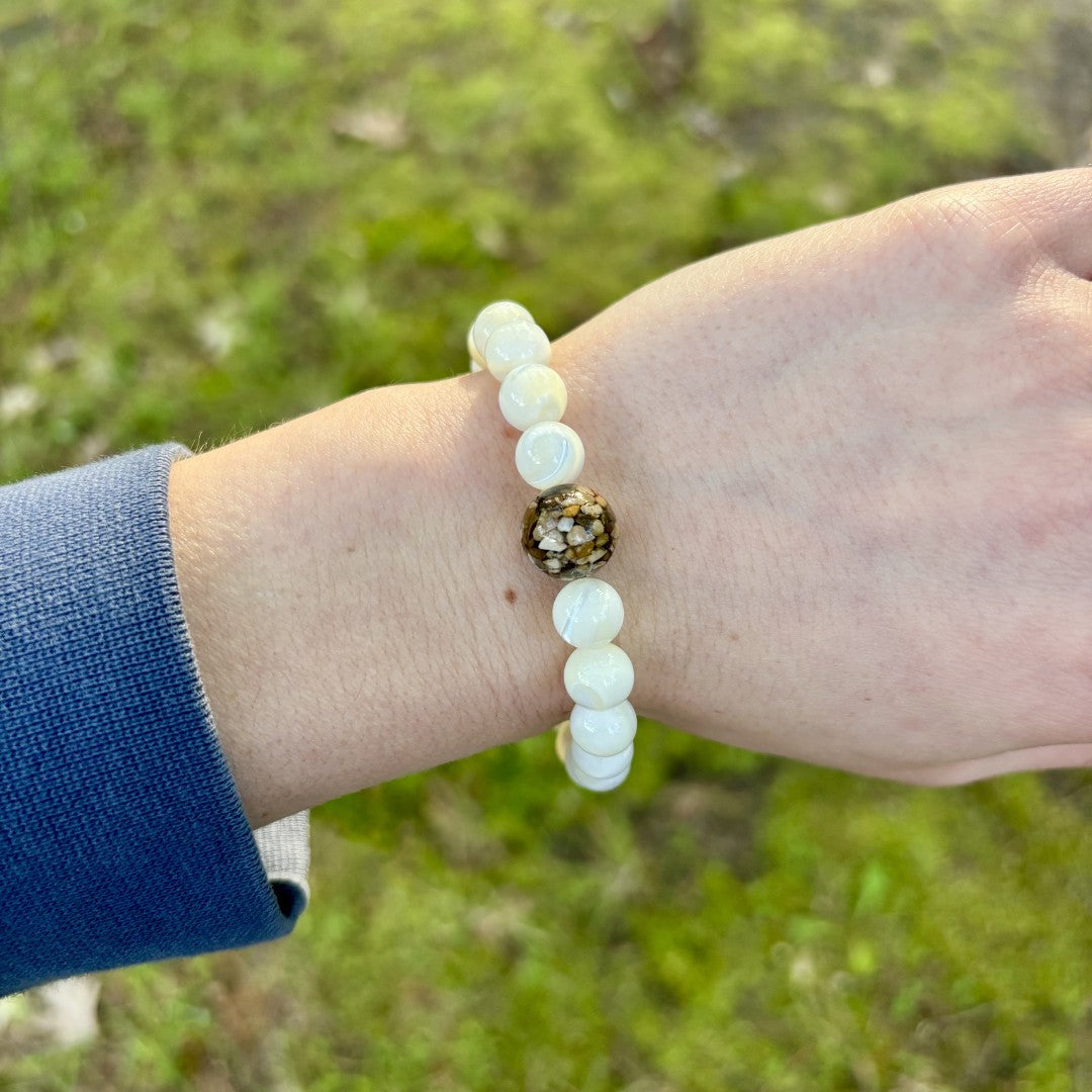 Rhode Island Stones + Mother of Pearl