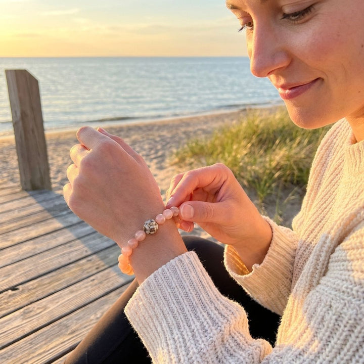 Lake Michigan Stones + Sunstone