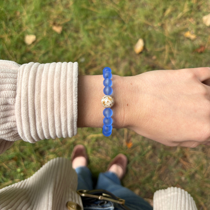 Montana Stones + Periwinkle Blue Glass