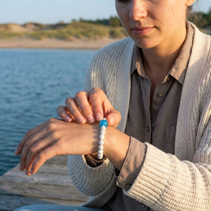 Ocean Salt + White Howlite