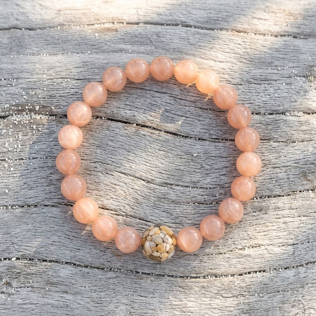 Lake Michigan Stones + Sunstone
