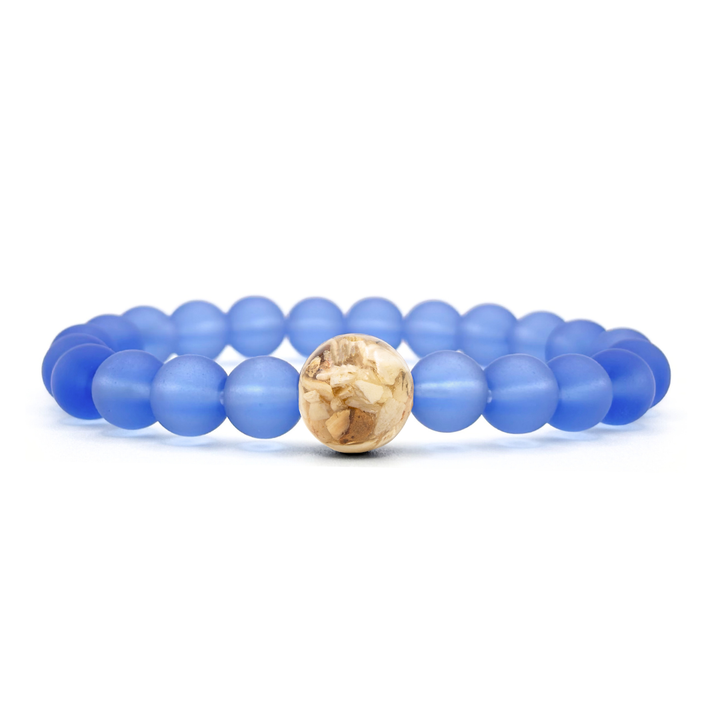 Alabama Stones + Periwinkle Blue Glass