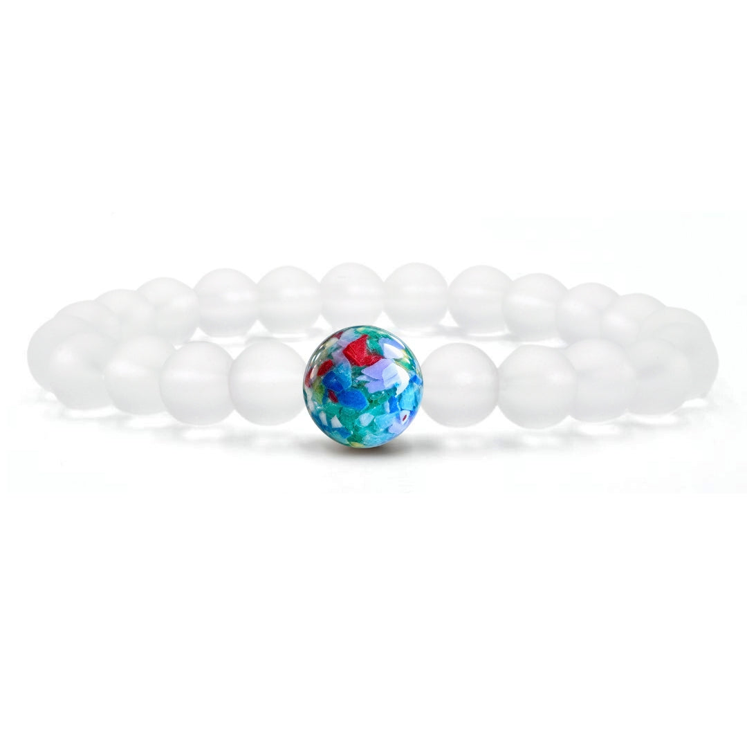 Great Lakes Recycled Plastic + Crystal Glass