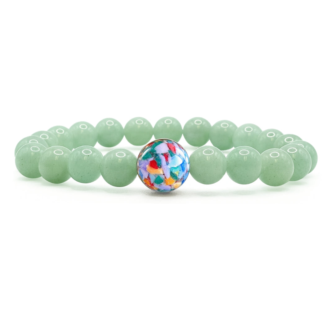 Great Lakes Recycled Plastic + Green Aventurine
