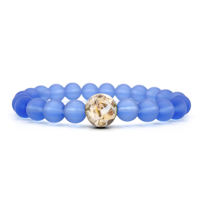Lake Erie Stones & Shells + Periwinkle Blue Glass
