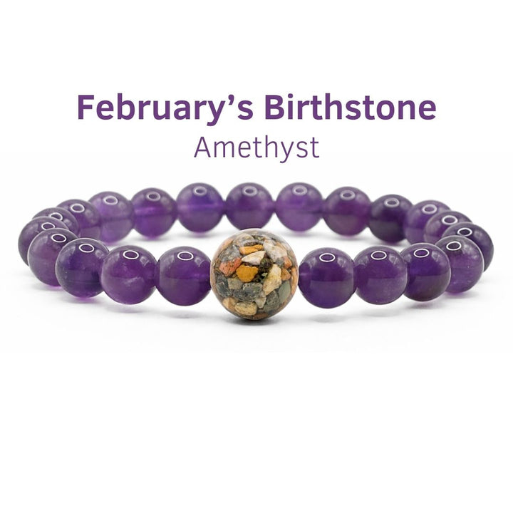 Lake Huron Stones + Amethyst