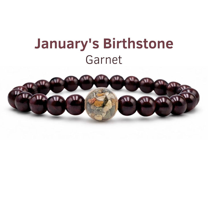 Lake Huron Stones + Garnet