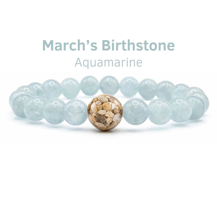 Lake Michigan Stones + Aquamarine