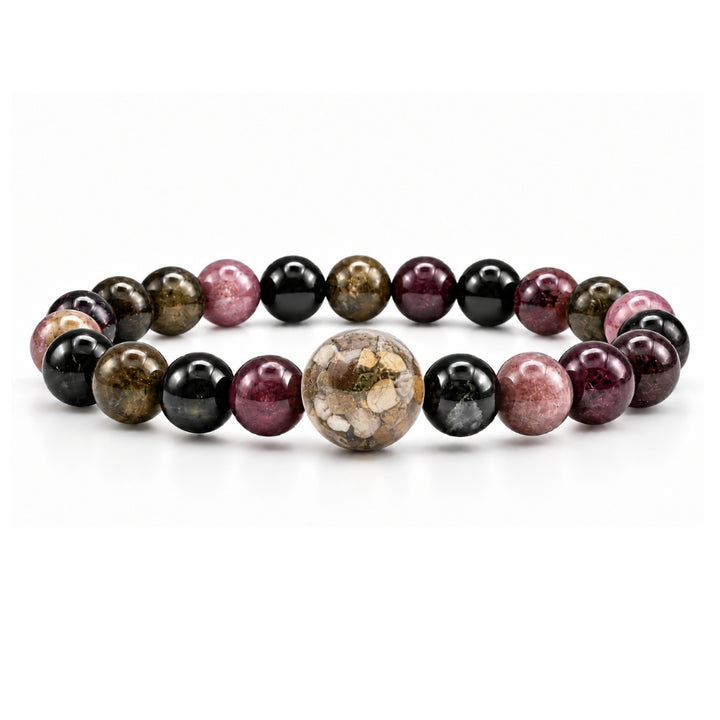 Lake Ontario Stones + Watermelon Tourmaline