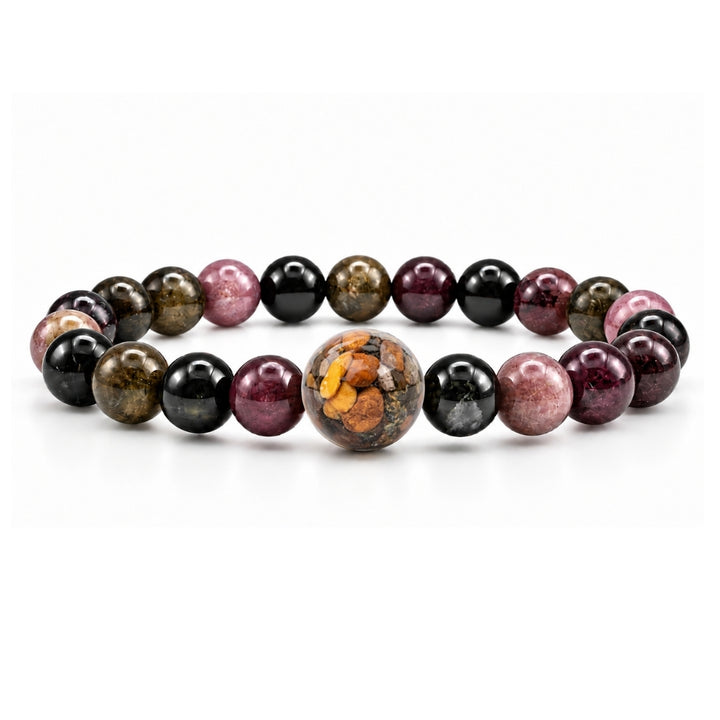 Lake Superior Stones + Watermelon Tourmaline