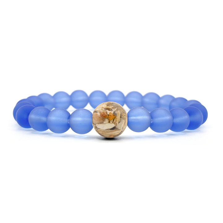 Mississippi Stones + Periwinkle Blue Glass