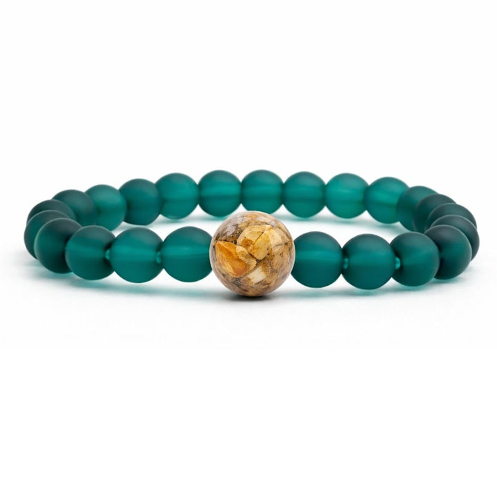 Missouri Stones + Peacock Blue Glass