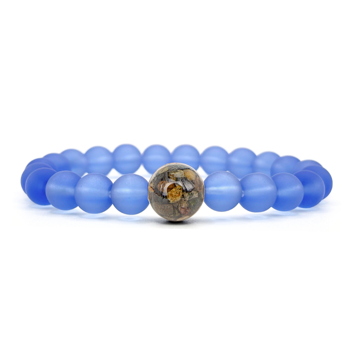 Montana Stones + Periwinkle Blue Glass