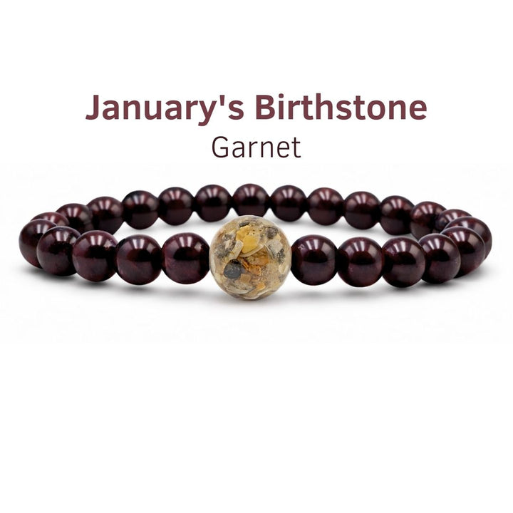 North Carolina Stones & Shells + Garnet