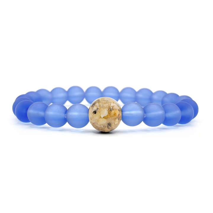 Virginia Stones + Periwinkle Blue Glass