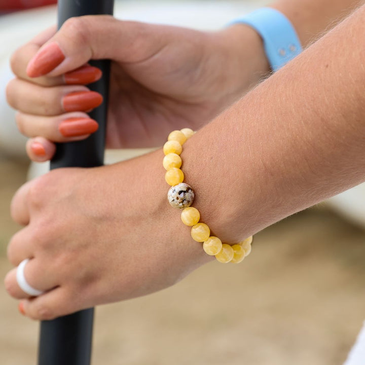 Maine Stones + Yellow Jade